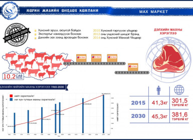 Морин жилийн онцлох компани - Мах маркет